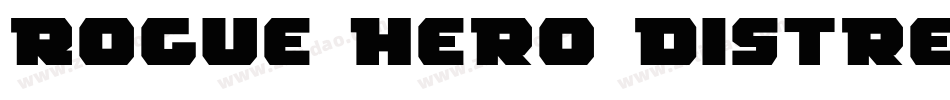 Rogue Hero Distressed字体转换